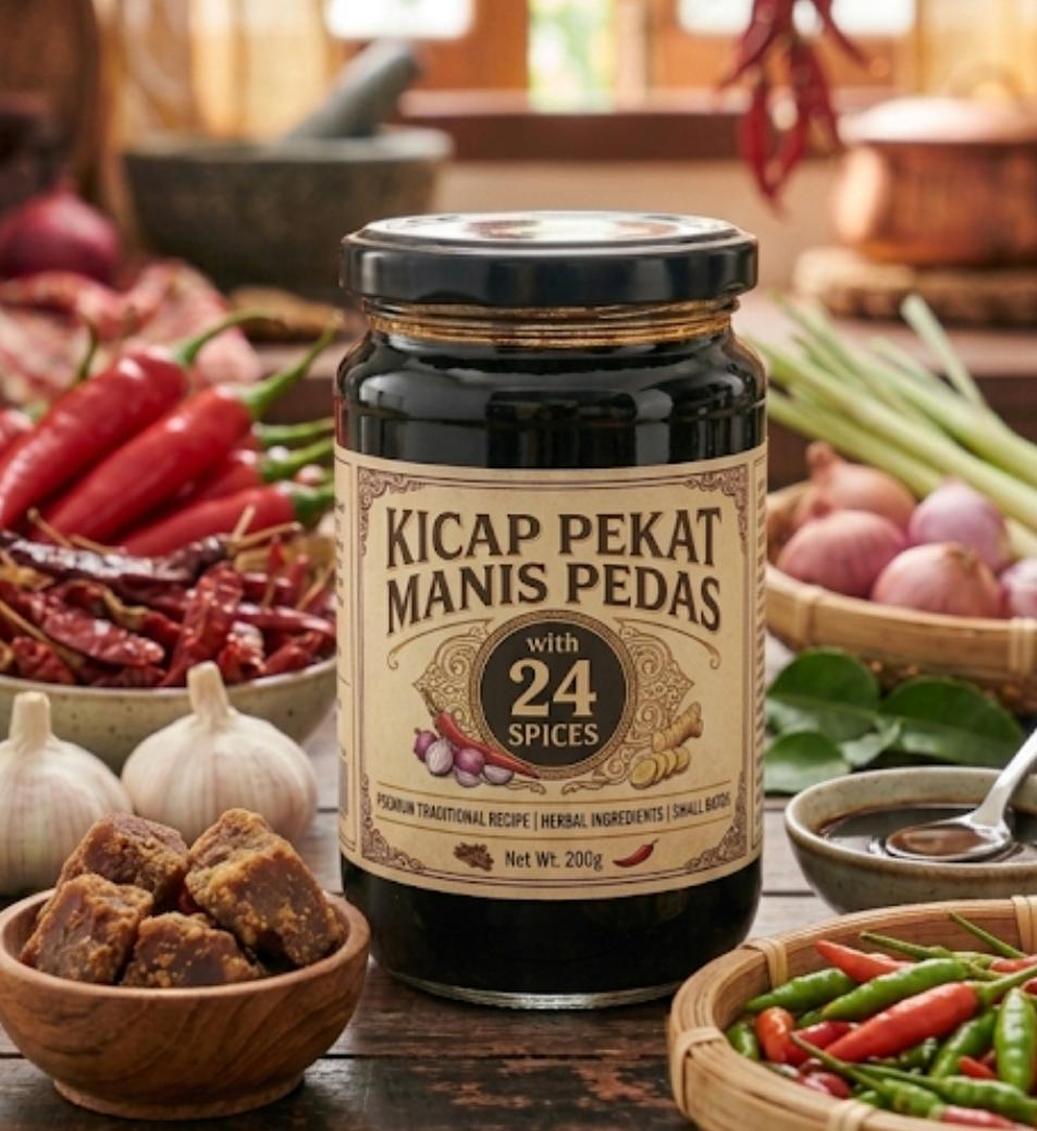 24 Spices Black Kicap Pekat Manis Pedas — ready to eat